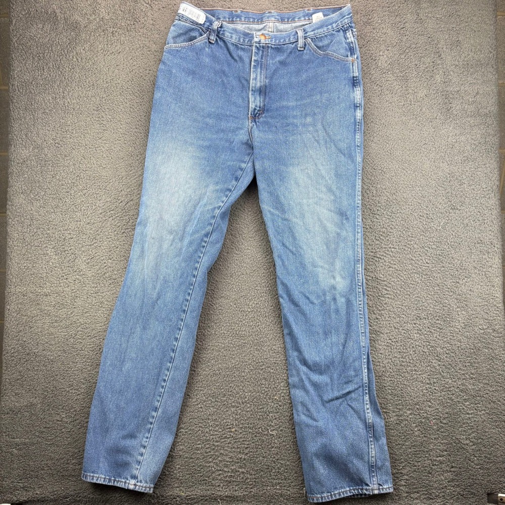 Red Kap Mens PD54PW6 Straight Leg Blue Denim Work Jeans 38x30‎ Cotton
